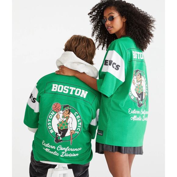 Boston Celtics Mesh Top Medium Fits Large XL Shirt Jersey NBA Basketball Sports - Picture 7 of 7